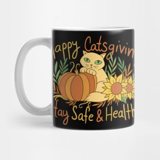 Happy CatsGiving Stay Safe and Healthy Mug